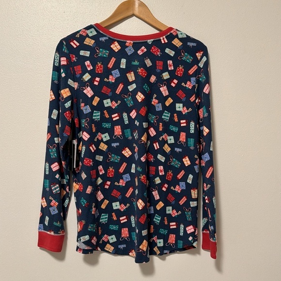 Cuddl Duds Womens M Pajama Top Christmas Holiday NWT Comfortable Soft Lounge - Picture 5 of 10
